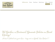 Tablet Screenshot of dorfwirt-breitenaich.at